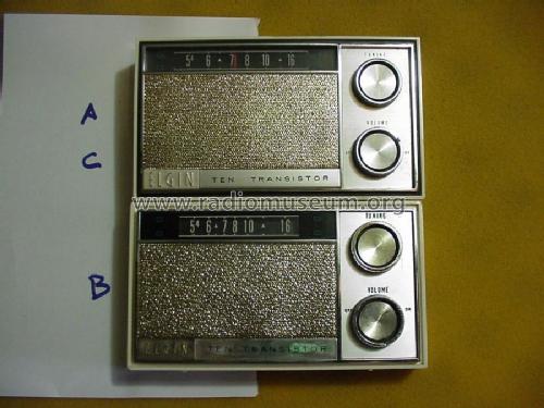 File:Vintage Elgin Transistor Radio, Model R-1300, AM & FM Bands, 10  Transistors, Made In Japan, Circa 1960s (31769605776).jpg - Wikimedia  Commons