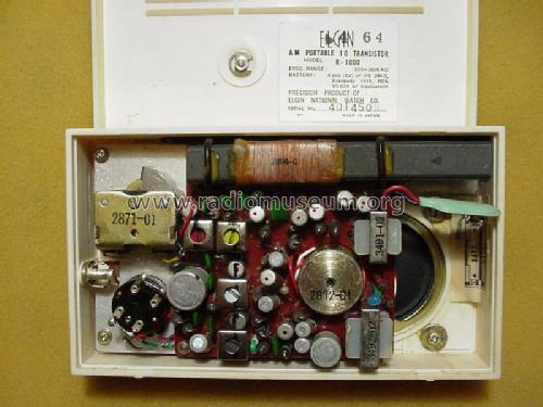 Ten Transistor R-1000-C; Elgin Radio Division (ID = 585376) Radio