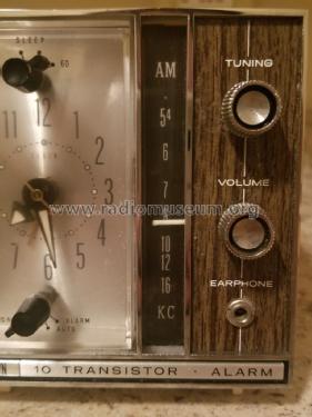 10 Transistor Alarm R-1800; Elgin Radio Division (ID = 2325757) Radio