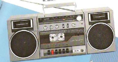 Portable Component Stereo Radio Cassette Recorder ELIN5335; Elin AG für (ID = 445357) Radio