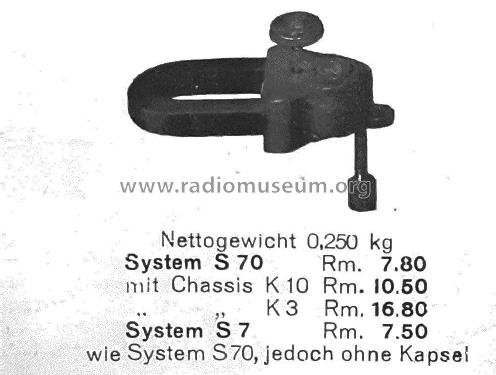 Magnetsystem S70; Elion, Leipzig (ID = 3071801) Speaker-P