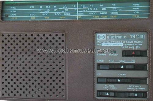 Electronic TR-1400; Elite; Kaufhof (ID = 1590563) Radio