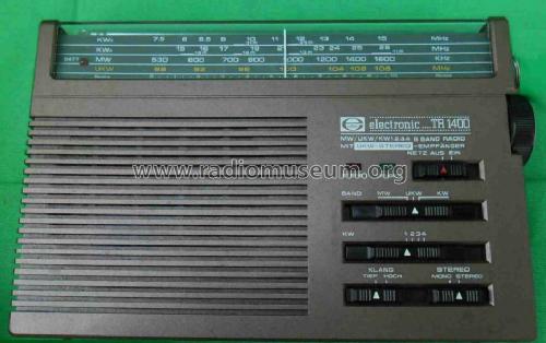 Electronic TR-1400; Elite; Kaufhof (ID = 1590564) Radio