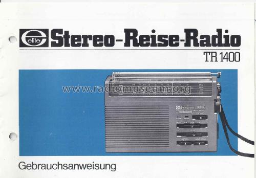 Electronic TR-1400; Elite; Kaufhof (ID = 2178291) Radio