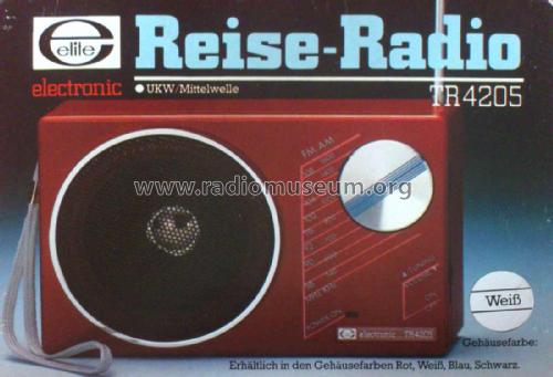 Reise-Radio TR4205; Elite; Kaufhof (ID = 2076685) Radio