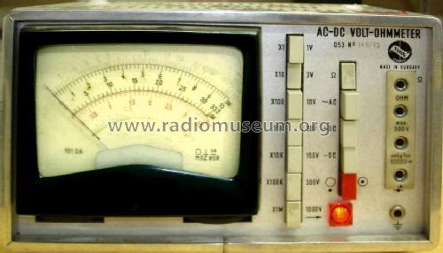 AC-DC Volt-Ohm Meter Q53; Elkisz Elkis Ipari (ID = 1682727) Ausrüstung