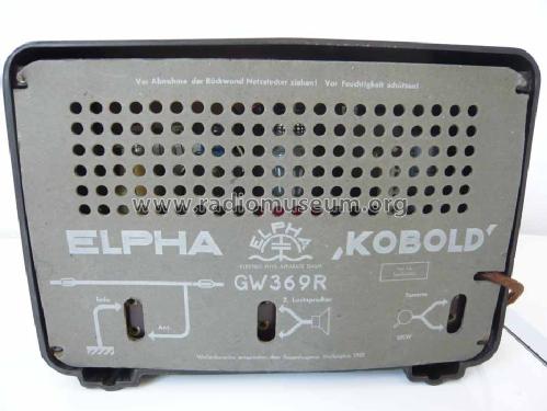 Kobold GW369 R; Elpha, Elektrophysik (ID = 1489928) Radio