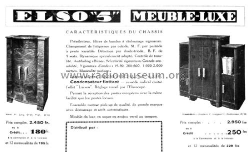 Elso 5 Meuble Luxe ; Elso El-So, L' (ID = 2140789) Radio