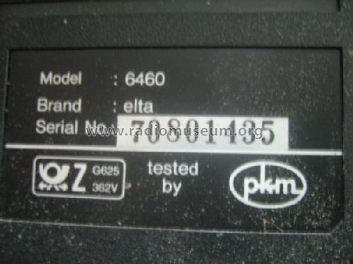 6460; Elta GmbH, Rödermark (ID = 1449186) Radio