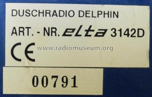 Duschradio Delphin 3142D; Elta GmbH, Rödermark (ID = 2048720) Radio