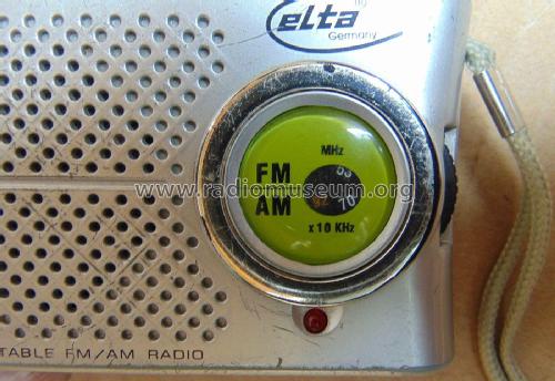 Portable FM/AM Radio 3655BL; Elta GmbH, Rödermark (ID = 2752689) Radio