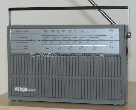 Alicja R-603; Unitra ELTRA; (ID = 258164) Radio