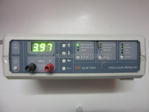 Akku-Lade-Messgerät ALM 7003; ELV Elektronik AG; (ID = 2511279) Ausrüstung