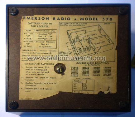570 ; Emerson Canada; (ID = 1778638) Radio