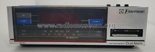 Dual Alarm Clock Radio RED5677; Emerson Radio & (ID = 2912323) Radio