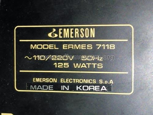 Stereo Receiver Ermes 7118; Emerson Electronics; (ID = 1869012) Radio