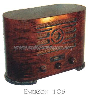 106 Ch= U-6-B; Emerson Radio & (ID = 1467299) Radio