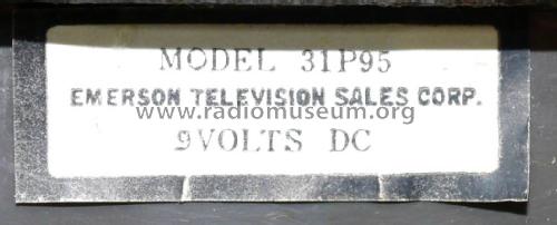 31P95 ; Emerson Radio & (ID = 2012506) Radio