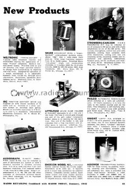 461 ; Emerson Radio & (ID = 1031267) Radio