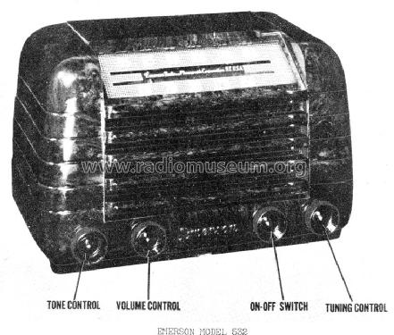 532 Ch= 120040; Emerson Radio & (ID = 588197) Radio