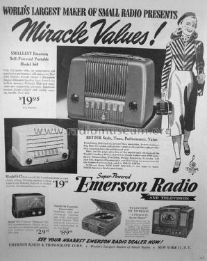 547 Ch= 120050; Emerson Radio & (ID = 1517013) Radio
