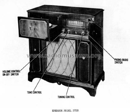 573B Ch= 120039B; Emerson Radio & (ID = 994820) Radio