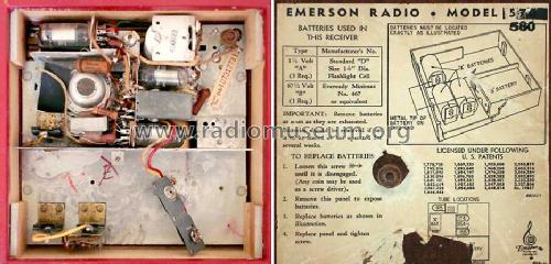 580 Memento Ch= 120064; Emerson Radio & (ID = 241057) Radio