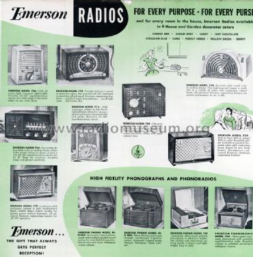 713A ; Emerson Radio & (ID = 1401580) Radio