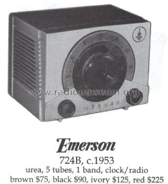 724 Ch= 120151B; Emerson Radio & (ID = 1412311) Radio