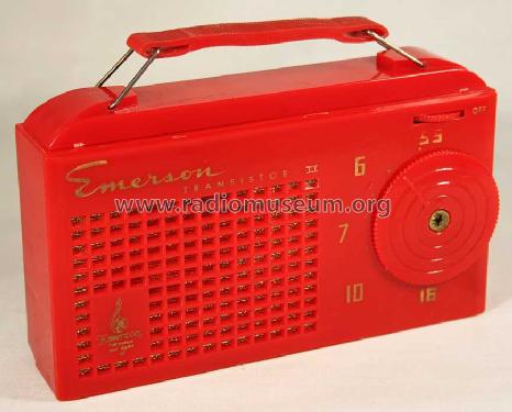 856 Ch= 120274 Transistor Radio Emerson Radio & Phonograph Corp.; New ...