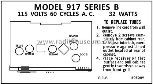 917B Ch=120484B; Emerson Radio & (ID = 2896443) Radio