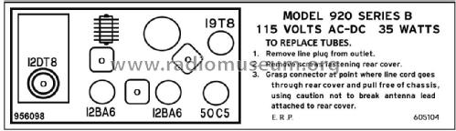 920B ; Emerson Radio & (ID = 2900774) Radio