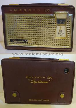 990 Sportsman Ch= 120486; Emerson Radio & (ID = 2828651) Radio