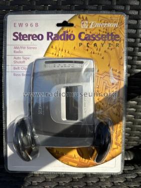 AM-FM Stereo Cassette Player EW96B; Emerson Radio & (ID = 2980847) Radio
