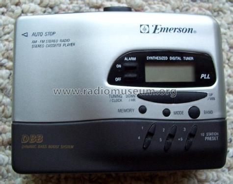 AM-FM Stereo Radio Stereo Cassette Player EW128; Emerson Radio & (ID = 2980994) Radio