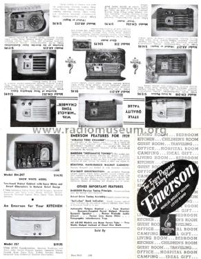 AX-257 ; Emerson Radio & (ID = 1409277) Radio