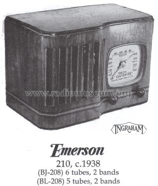 BL-210 Ch= BL; Emerson Radio & (ID = 1411711) Radio