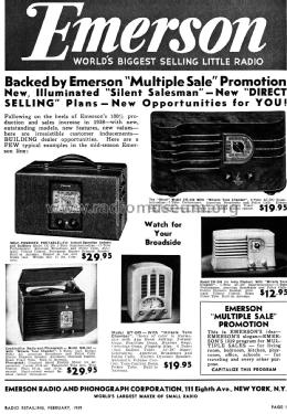 CH-246 Ch= CH; Emerson Radio & (ID = 1807554) Radio