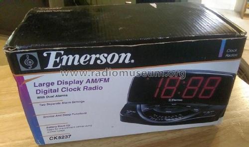 CK5237; Emerson Radio & (ID = 2915116) Radio