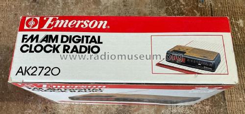 Clock Radio AK2720; Emerson Radio & (ID = 2911894) Radio