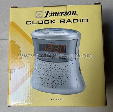 Clock Radio CK 7330; Emerson Radio & (ID = 2914092) Radio