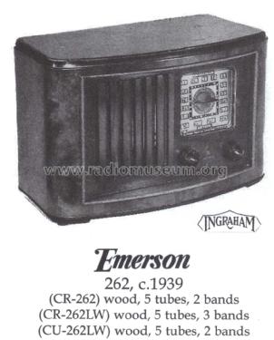 CR-262 Ch= CR; Emerson Radio & (ID = 1411763) Radio