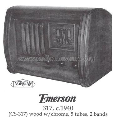 CS-317 ; Emerson Radio & (ID = 1411791) Radio