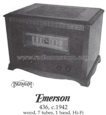 DS-436 Ch= DS; Emerson Radio & (ID = 1412152) Radio