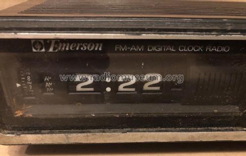 FM-AM Digital Clock Radio DCF-80; Emerson Radio & (ID = 2828302) Radio