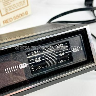 FM/AM Electronic Digital Clock Radio RED 5500 B; Emerson Radio & (ID = 2857582) Radio