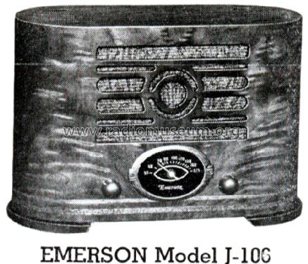 J106 Ch= J; Emerson Radio & (ID = 1418392) Radio