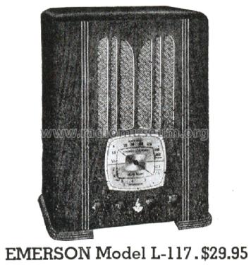 L-117LW Ch= LLW; Emerson Radio & (ID = 1416987) Radio