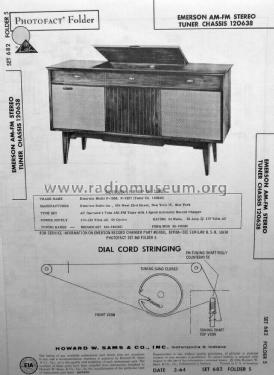 P-1936 Ch= 120637 + 120638; Emerson Radio & (ID = 2914787) Radio