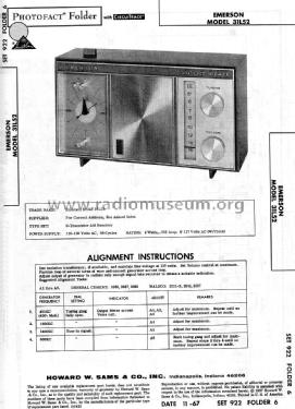 Solid State 31L52; Emerson Radio & (ID = 1517936) Radio